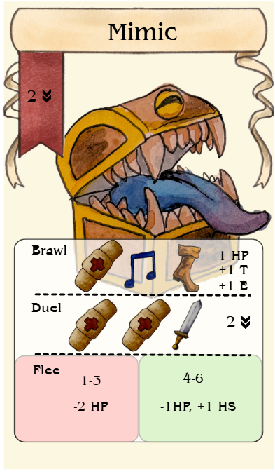 mimic card